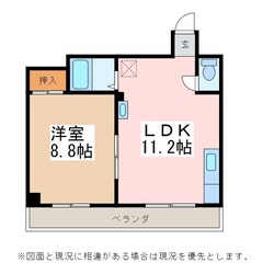 グローリーハイツ桐の物件間取画像